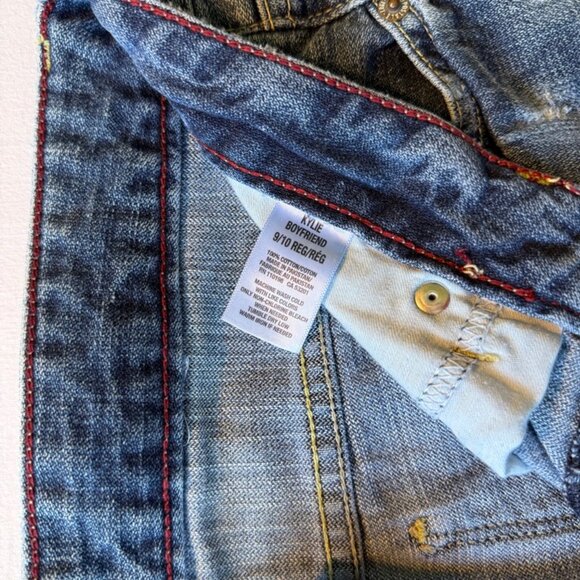 Aeropostale Distressed Jeans Women’s 9/10 Kylie Boyfriend Cut-GUC - Picture 3 of 6